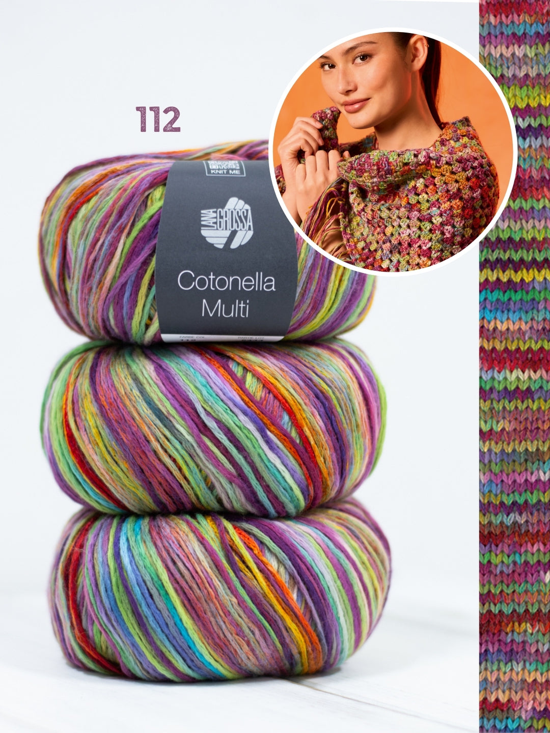Haakpakket Cotonella Multi driehoekstola
