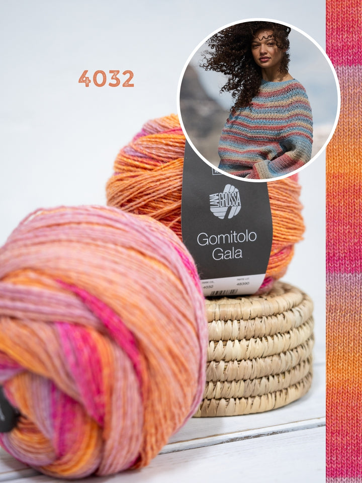 Haakpakket Gomitolo Gala top-down trui