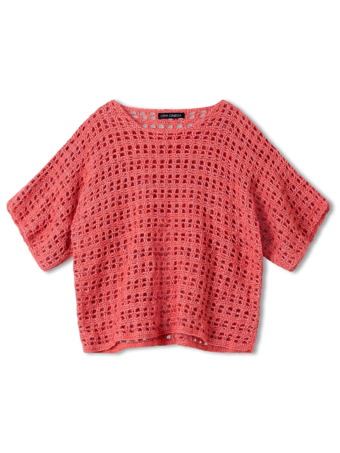 Haakpakket Natural Superkid Tweed Filo Paillettes shirt
