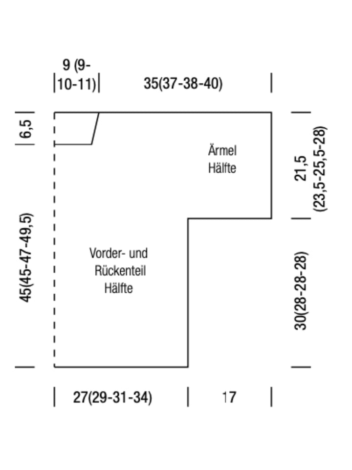 Haakpakket Natural Superkid Tweed Filo Paillettes shirt