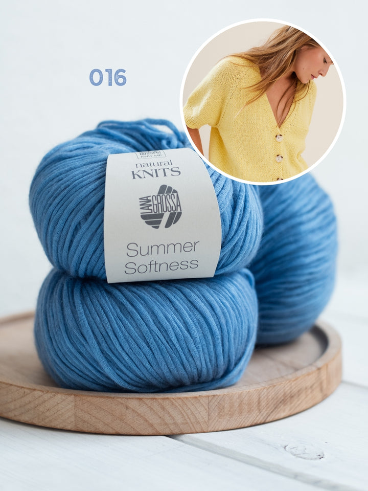 Breipakket Summer Softness raglanvest met korte mouwen