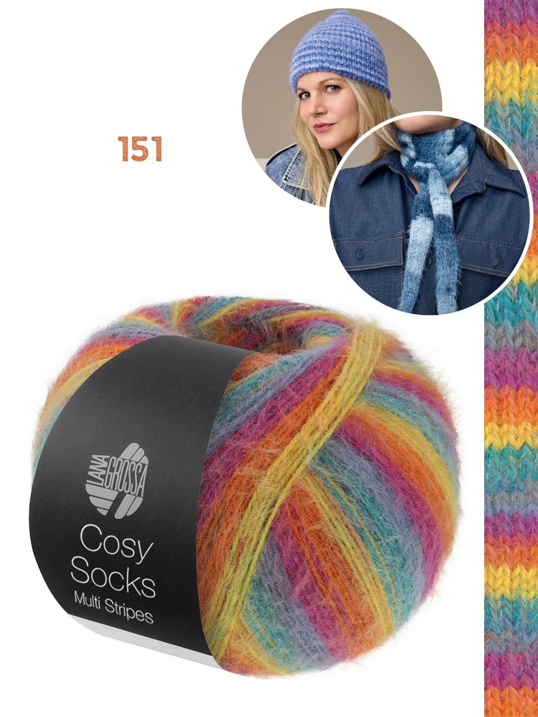 Breipakket Cosy Socks set (sjaaltje + muts)