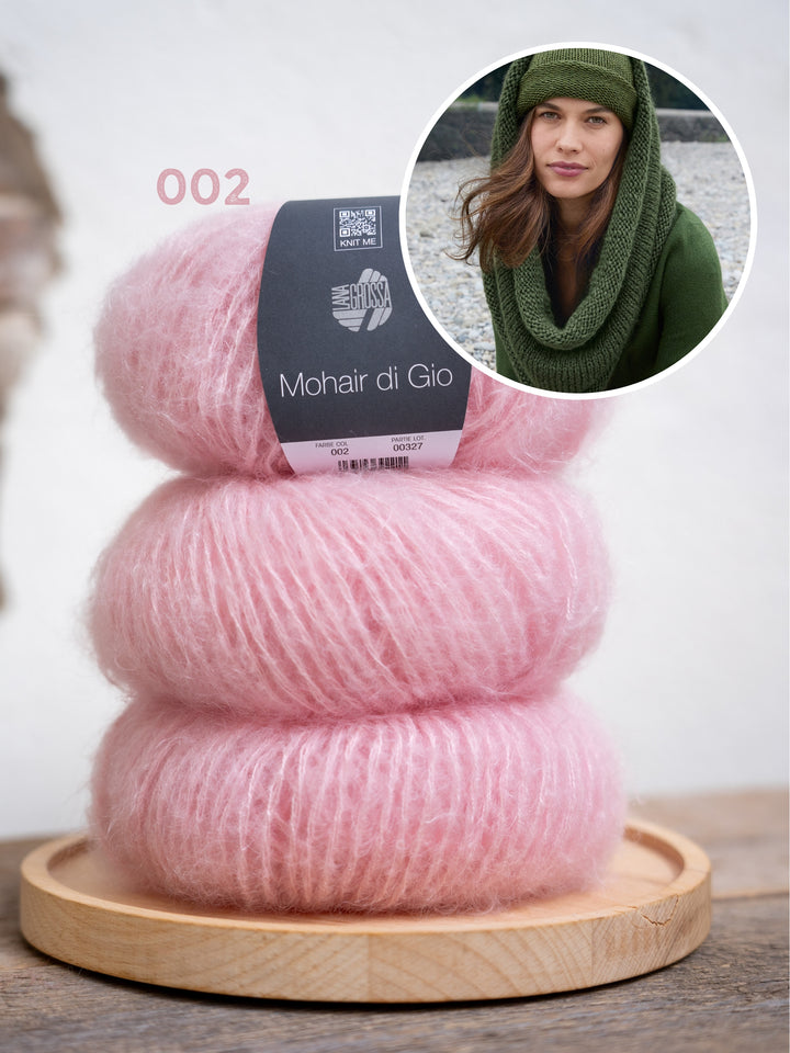 Breipakket Mohair Di Gio col