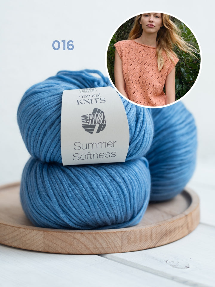 Breipakket Summer Softness top met ajourpatroon