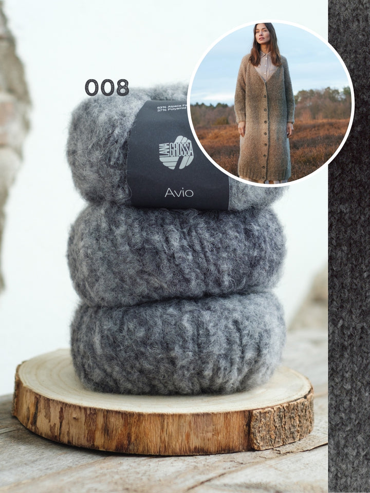 Breipakket Avio raglan-mantel