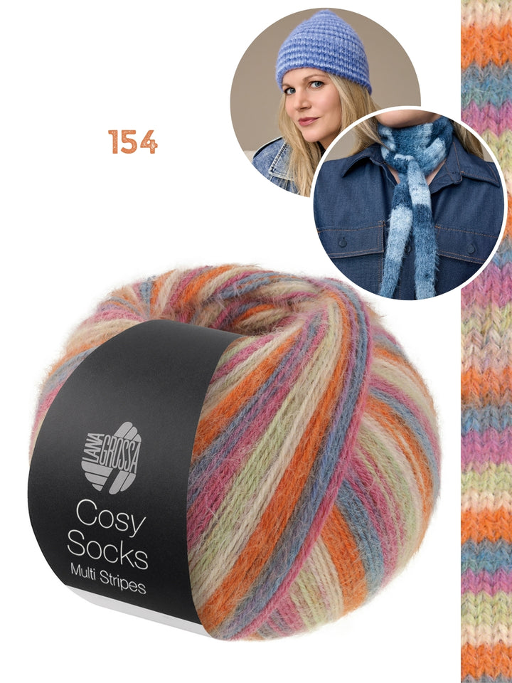 Breipakket Cosy Socks set (sjaaltje + muts)