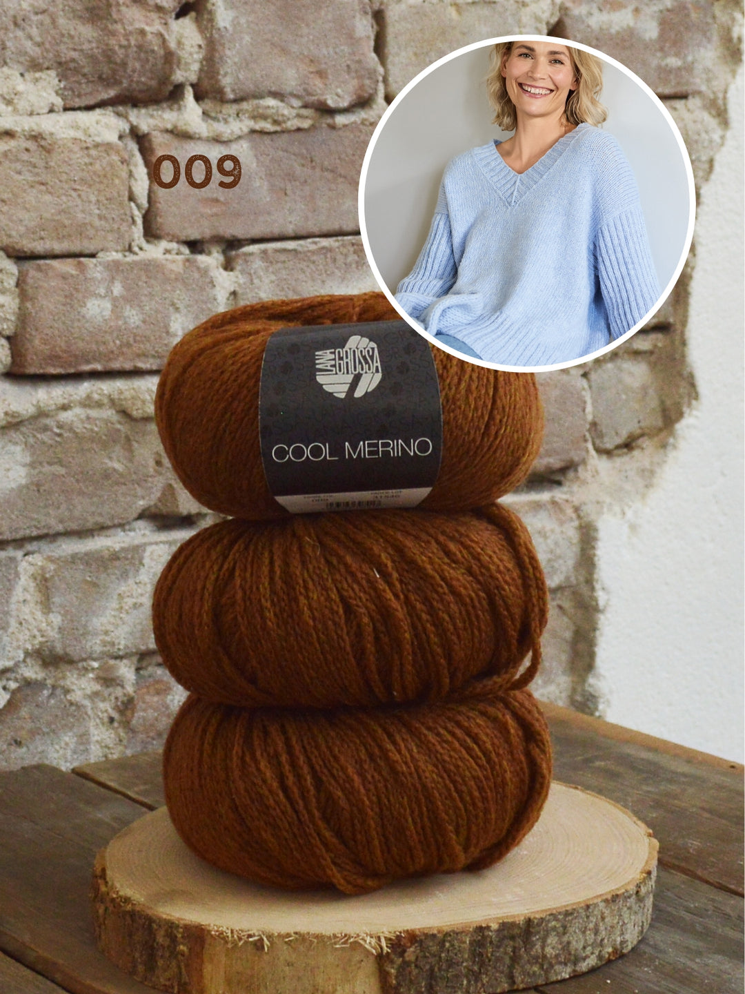 Breipakket Cool Merino trui met v-hals