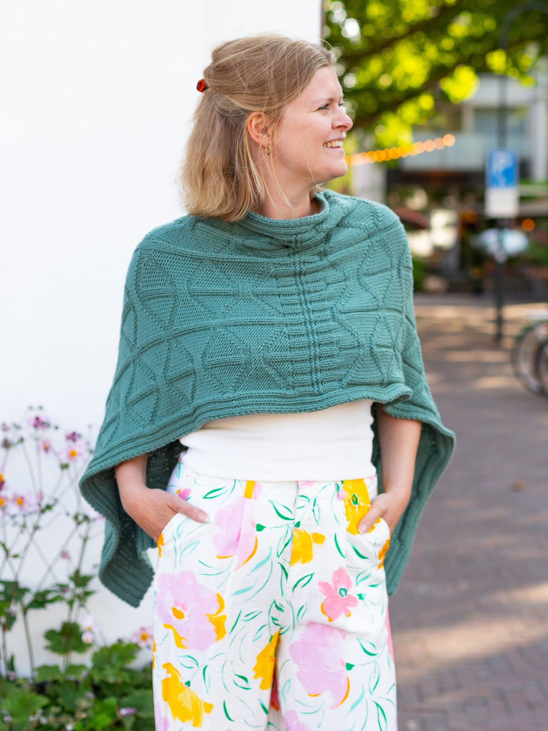 Breipakket Più Poncho - Knotten Design
