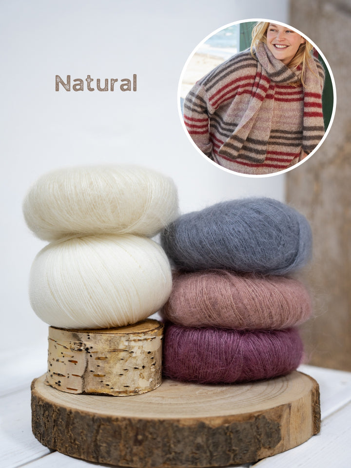 Breipakket Cool Wool Lace Silkhair strepentrui