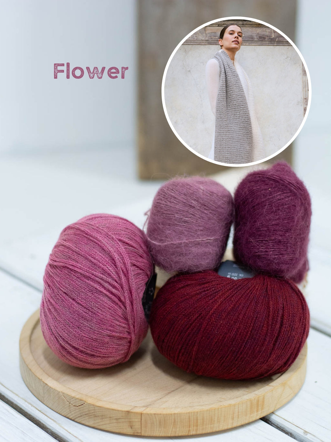 Breipakket Cashmere 16 Fine Setasuri colorblock sjaal