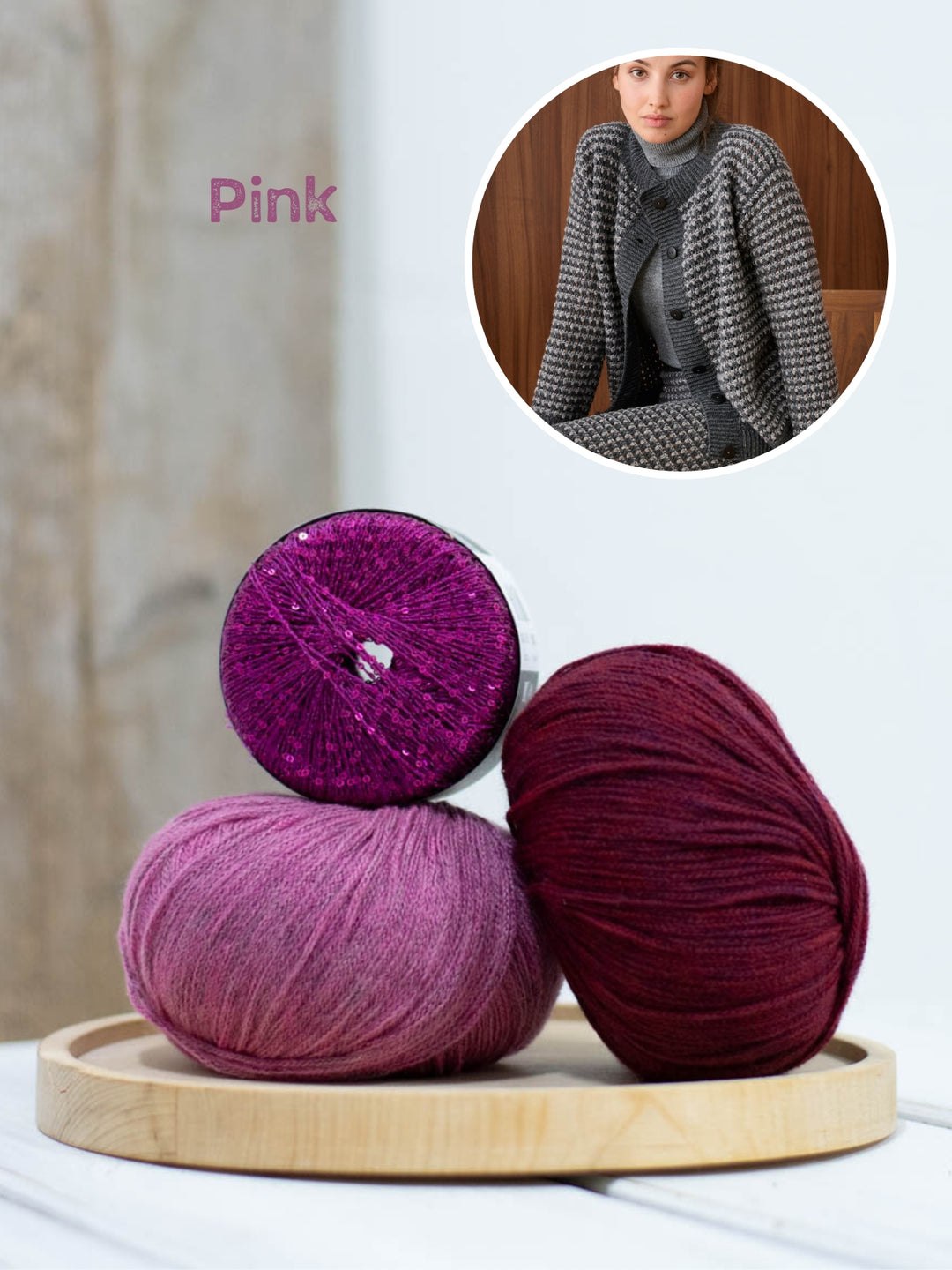 Haakpakket Cashmere 16 Fine Glamour strepenvest