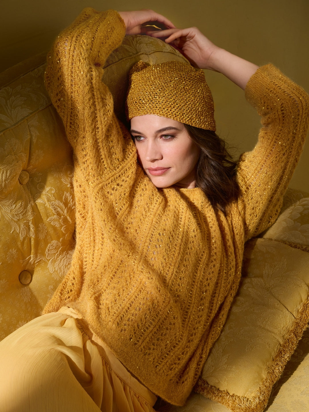 Breipakket Setasuri Glamour trui met kantpatroon