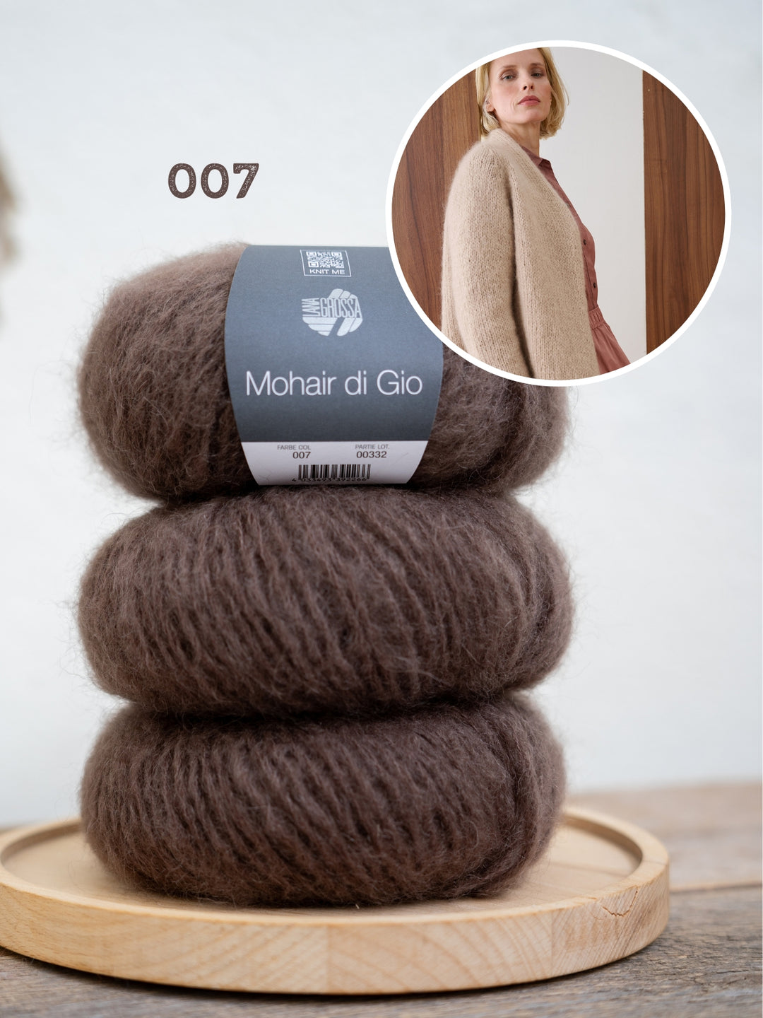 Breipakket Mohair Di Gio vest