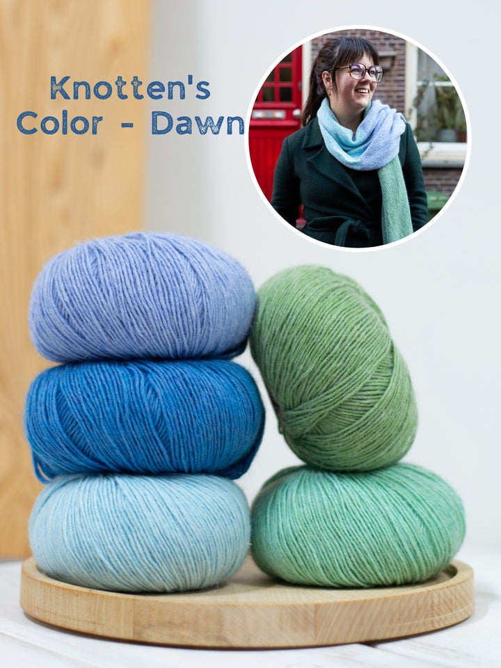 Breipakket Ecopuno Colorblock sjaal