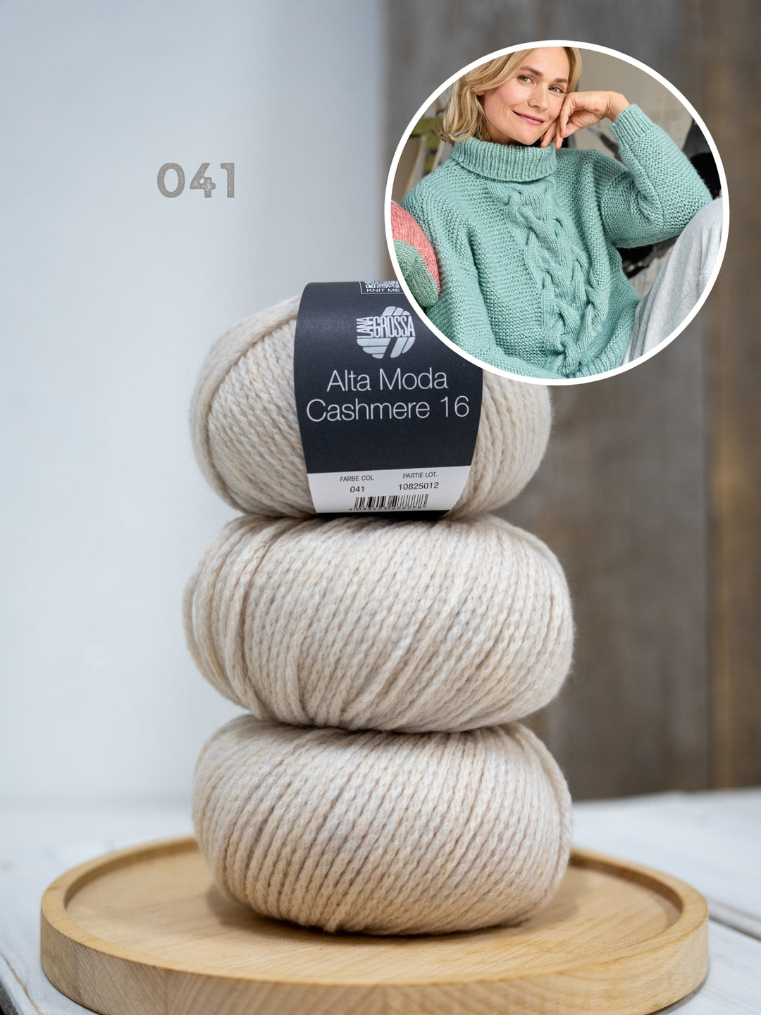 Breipakket Alta Moda Cashmere 16 kabeltrui