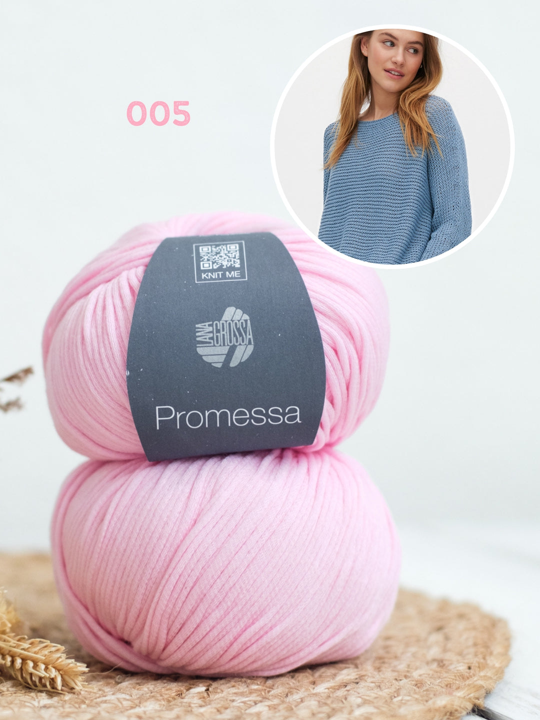 Breipakket Promessa pullover in ribbelpatroon
