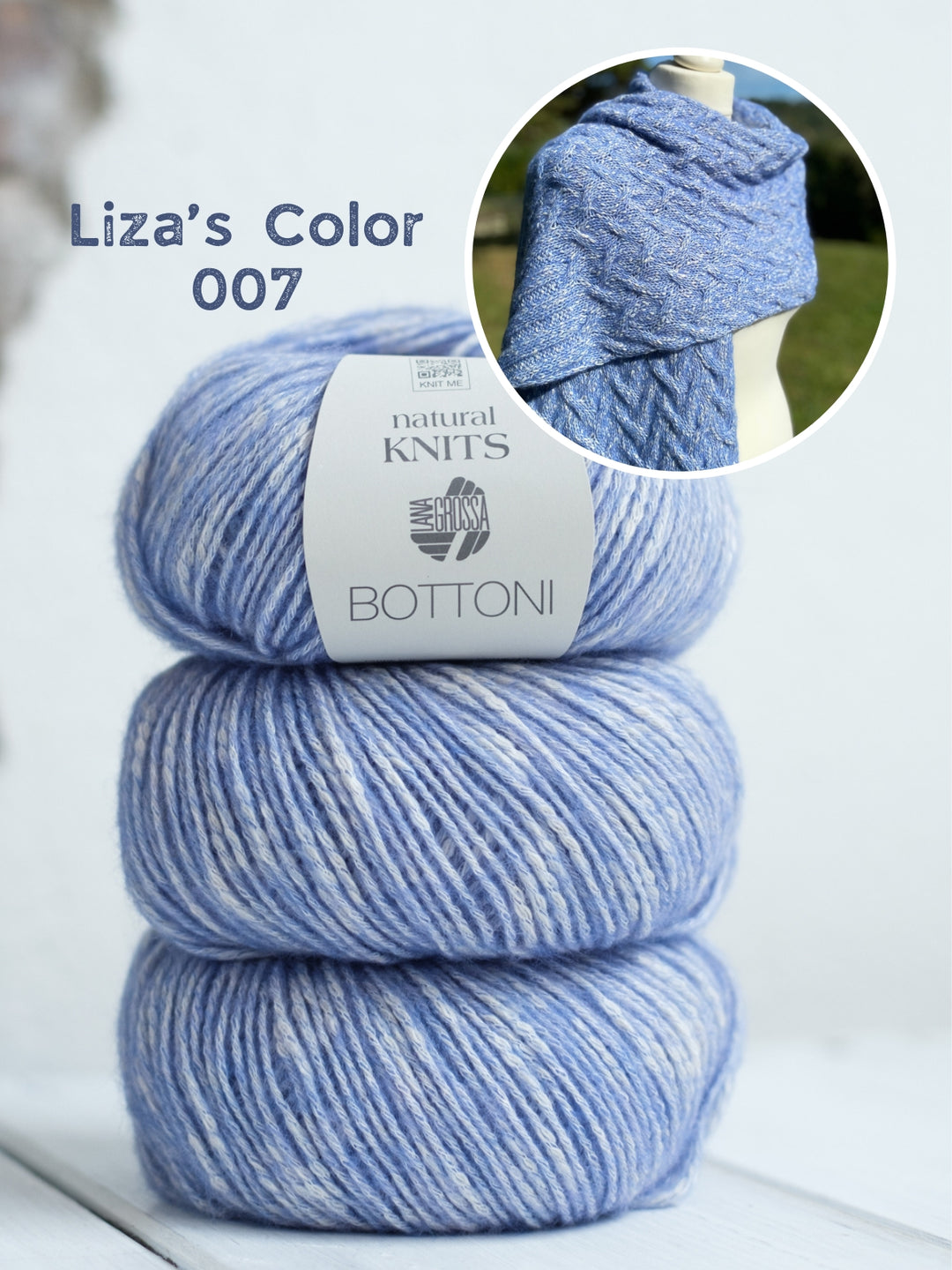 Breipakket Lizas Tuch Braid Lines