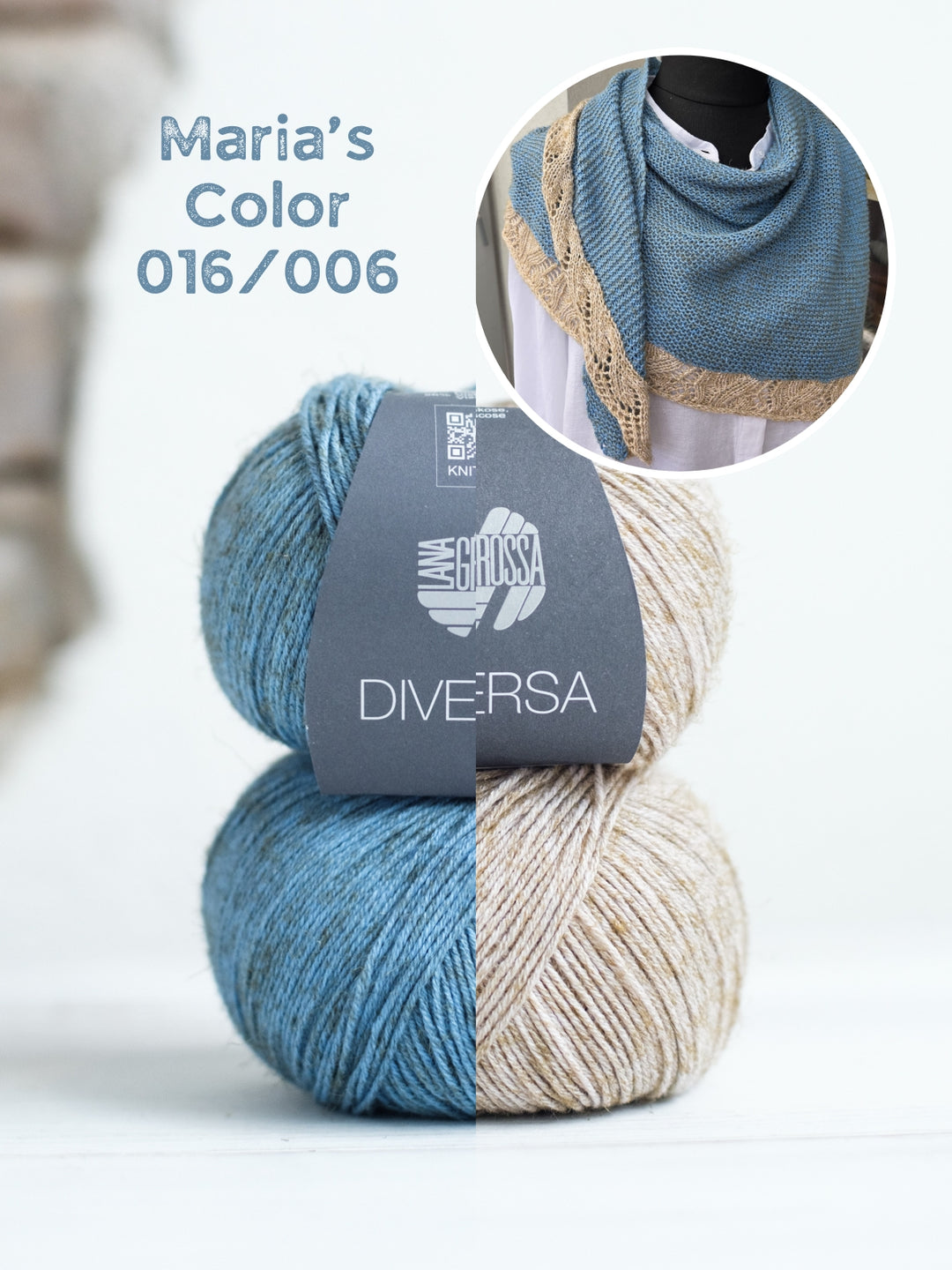 Breipakket Lizas Tuch Tender Vine - Diversa