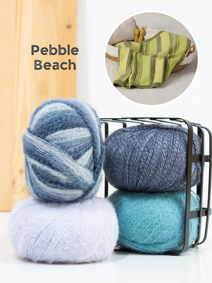 Breipakket Cosy Socks gestreept babydeken
