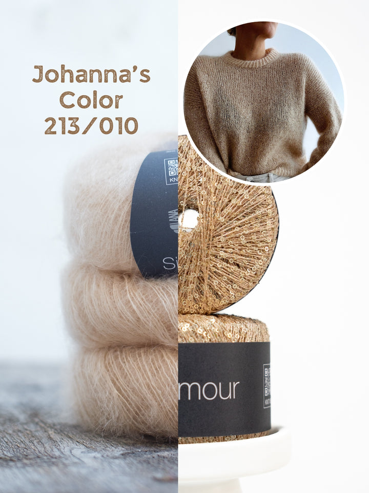 Breipakket Odette Sweater - Engels- & Duitstalig - Kolibri by Johanna