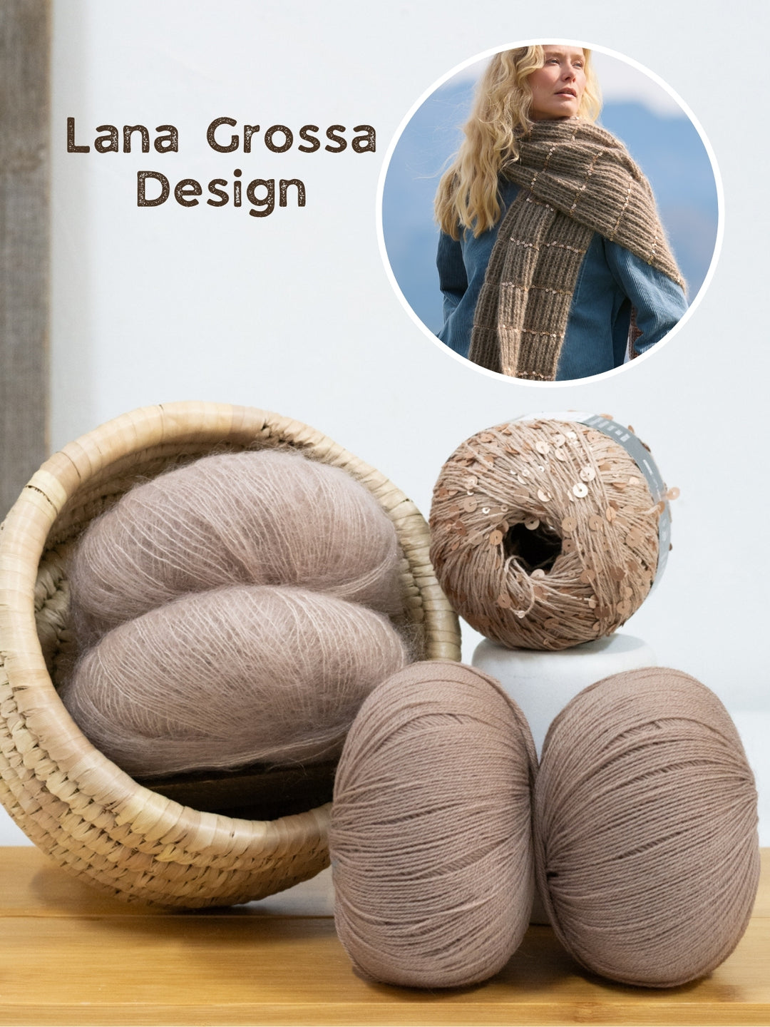 Haakpakket Cool Wool Lace Silkhair Cosmo sjaal