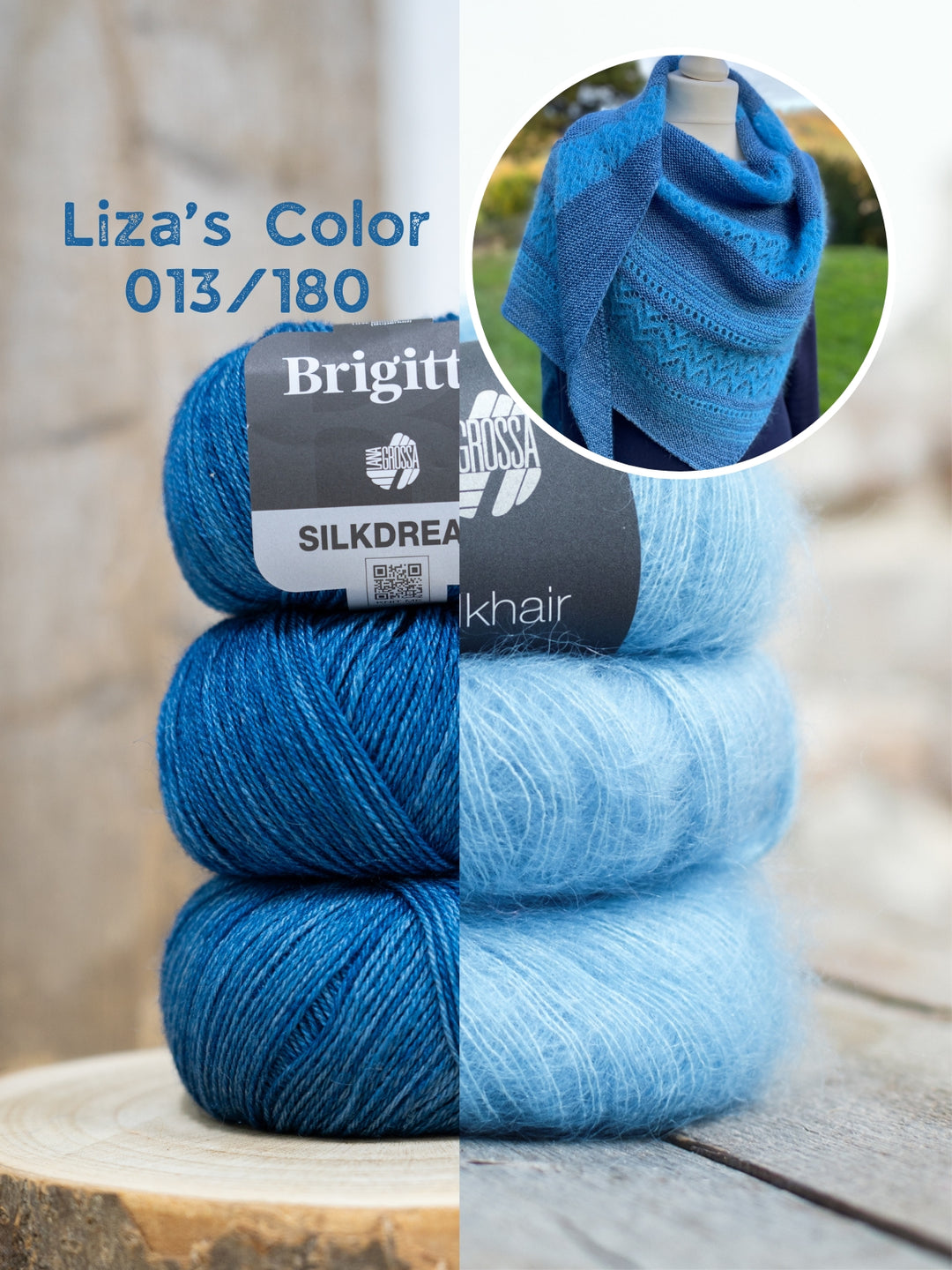 Breipakket Lizas Tuch Tintenzauber