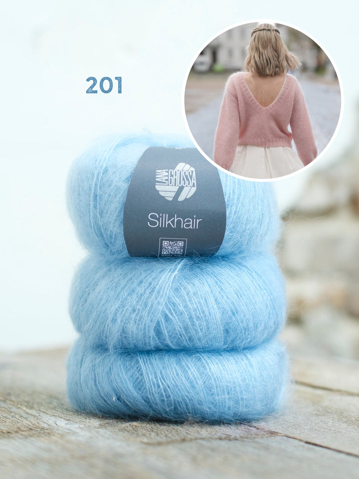 Breipakket Caspar V Neck Sweater - Kolibri by Johanna
