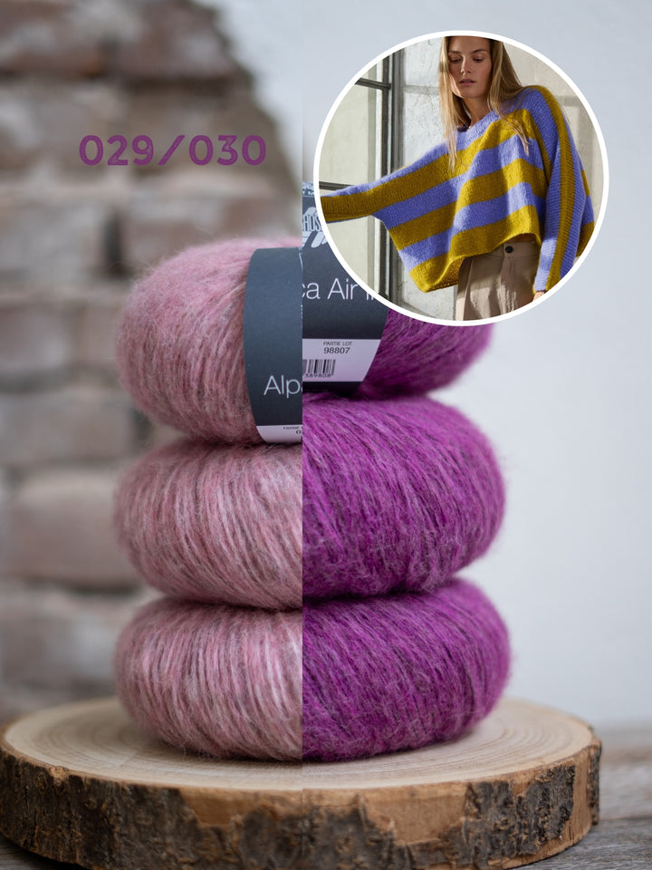 Breipakket Alpaca Air II korte strepentrui