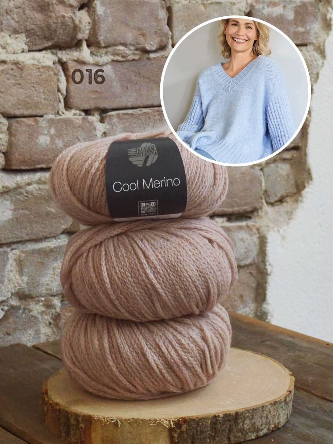 Breipakket Cool Merino trui met v-hals