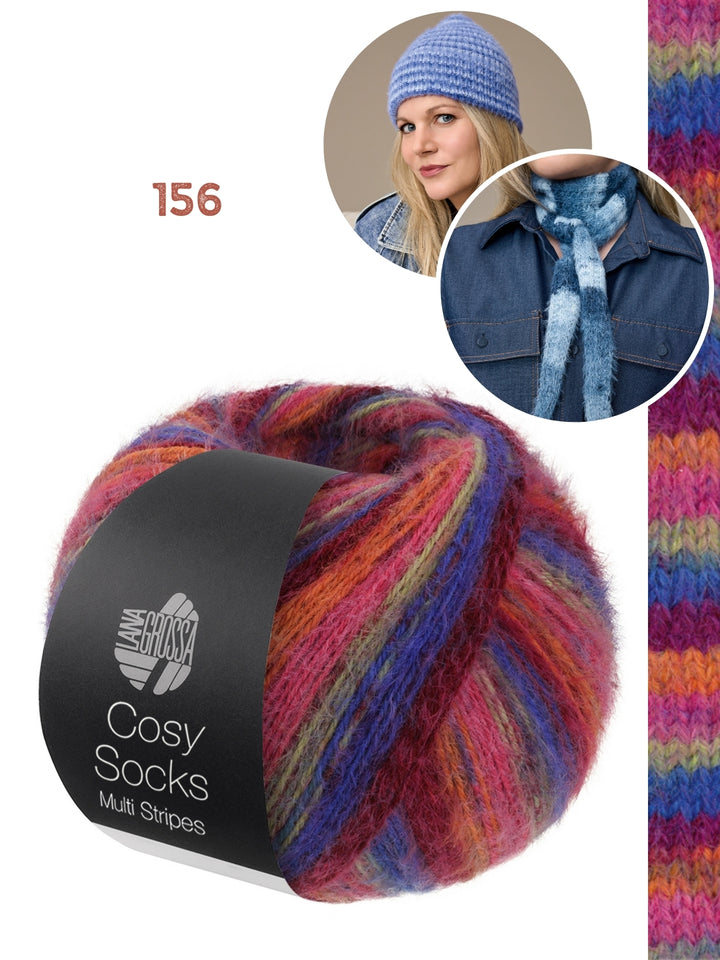 Breipakket Cosy Socks set (sjaaltje + muts)