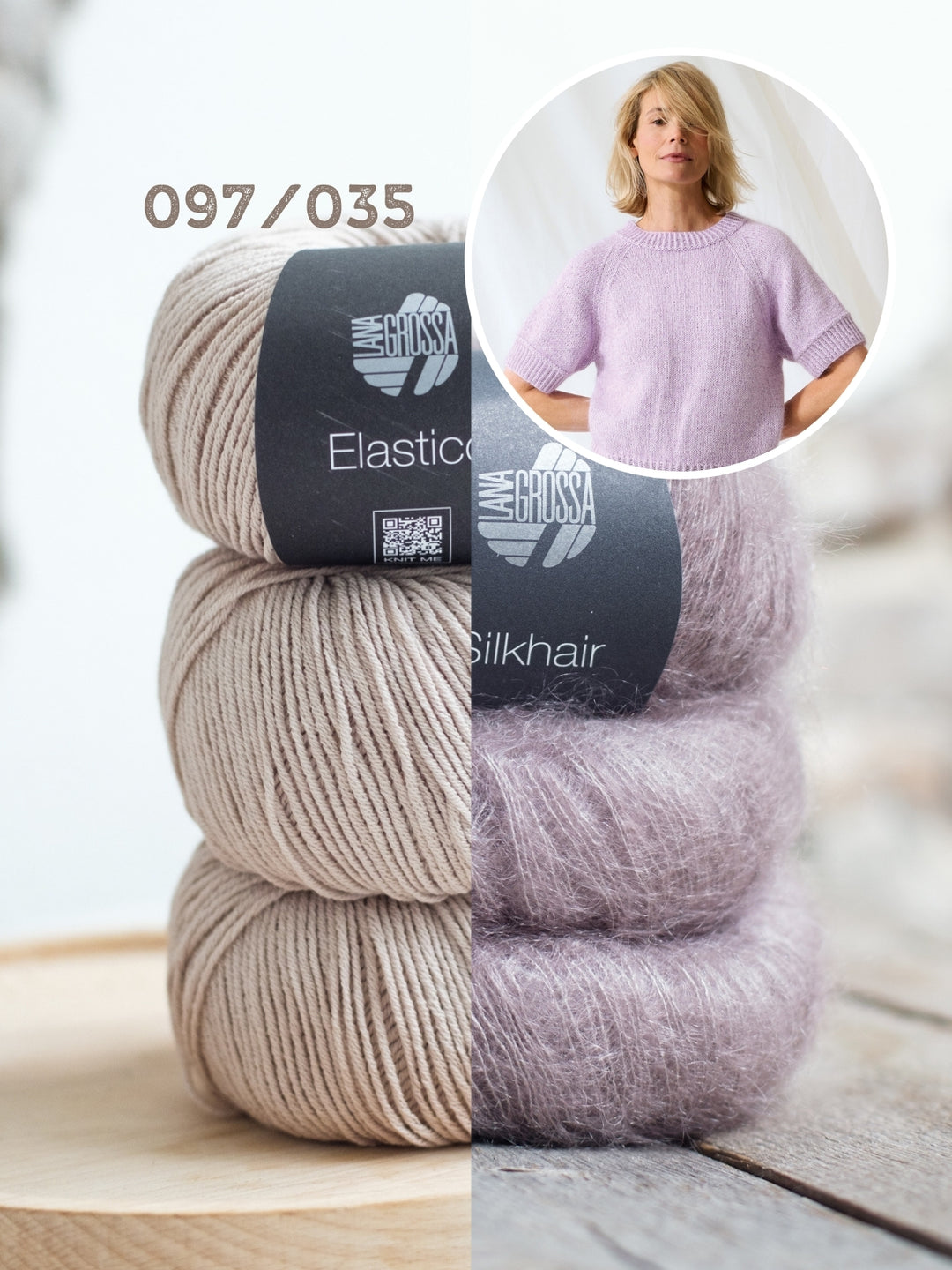 Breipakket Elastico Silkhair raglantruitje