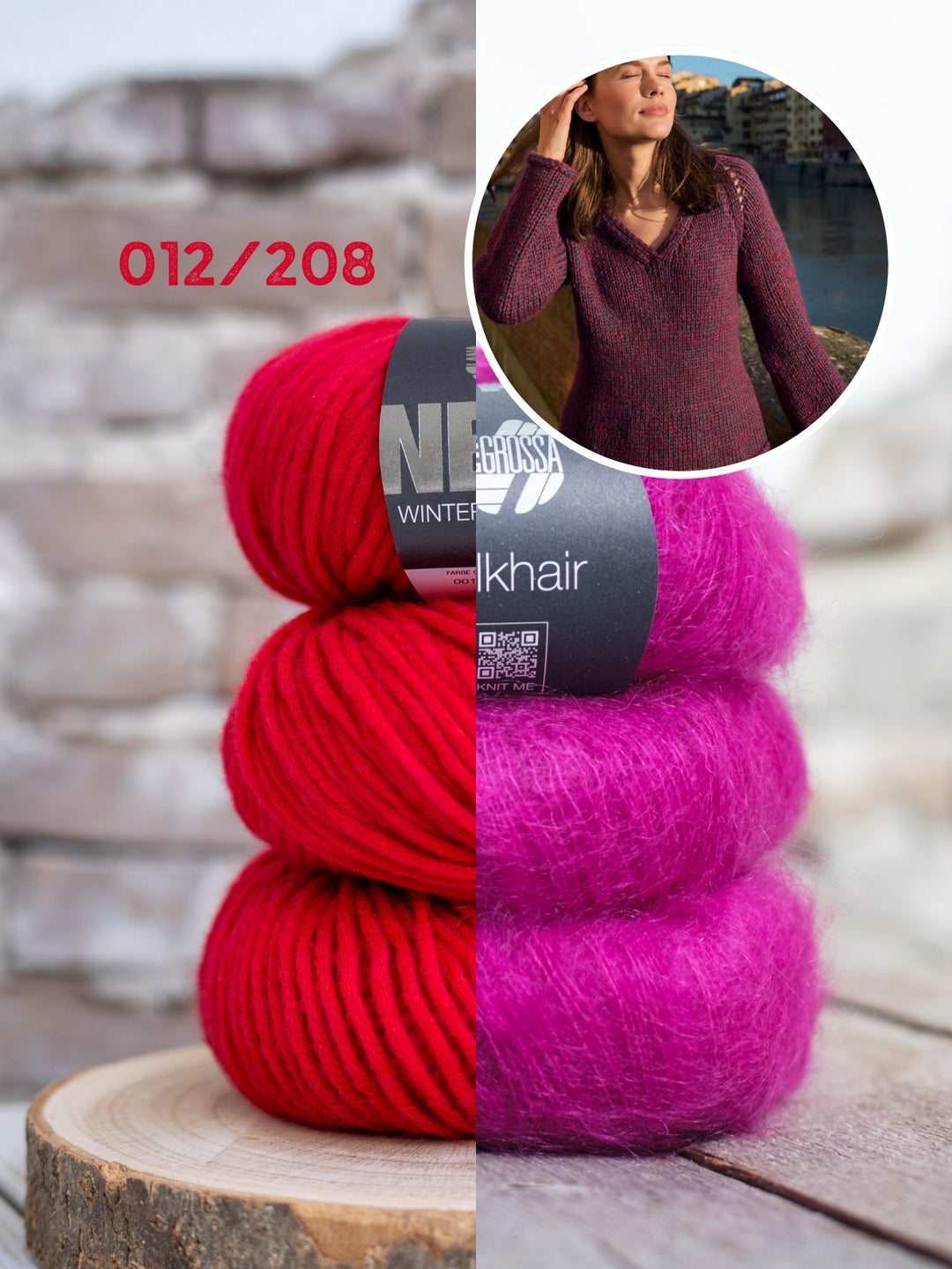 Breipakket Winter Softness Silkhair v-hals trui