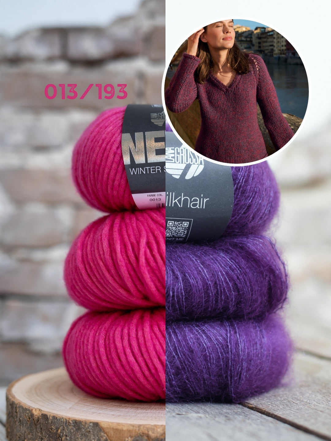 Breipakket Winter Softness Silkhair v-hals trui