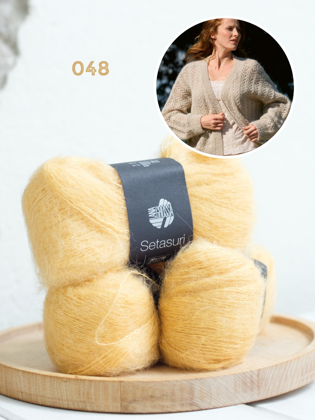 Breipakket Setasuri vest in kantpatroon