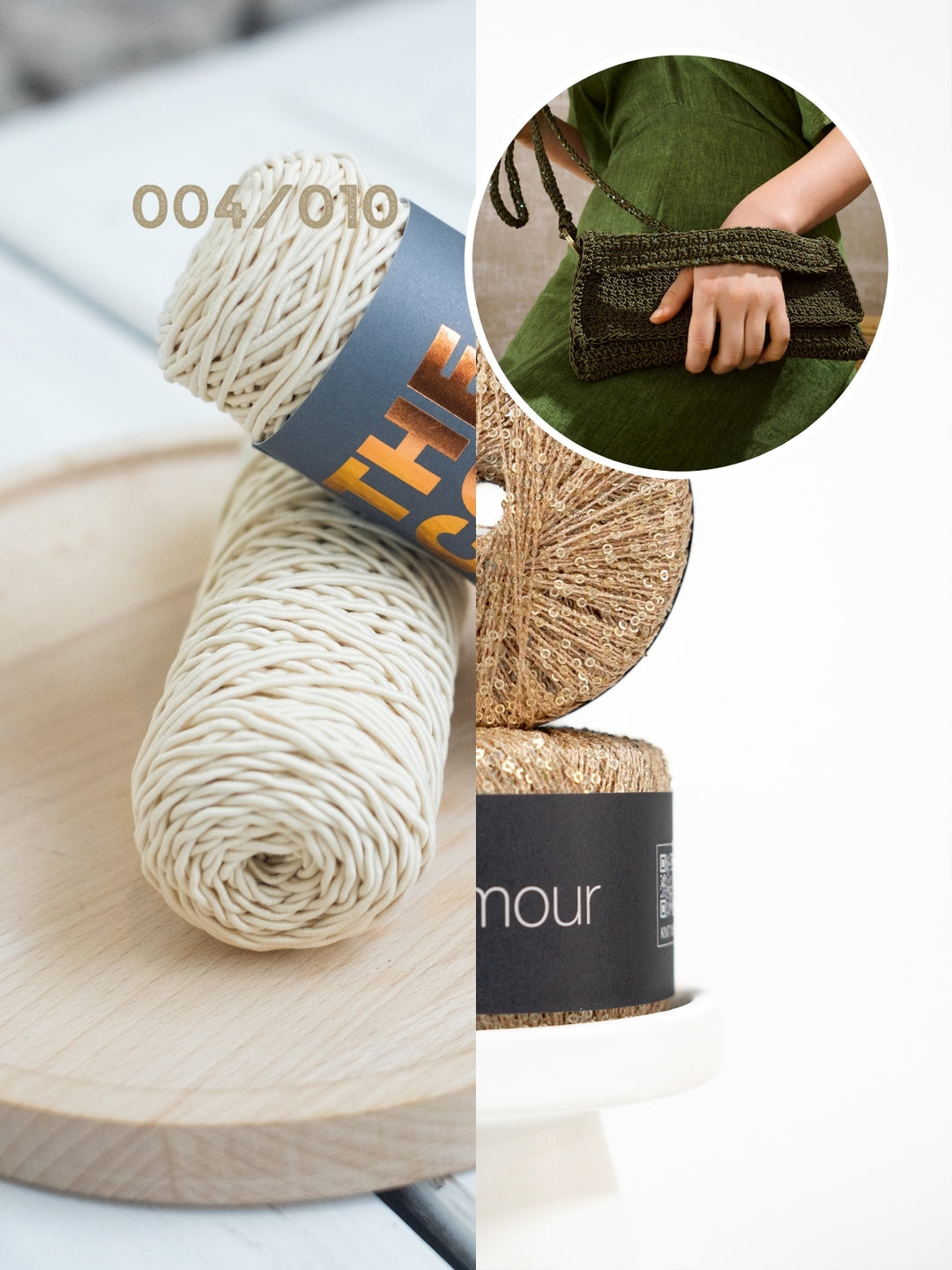 Haakpakket The Core Glamour clutch