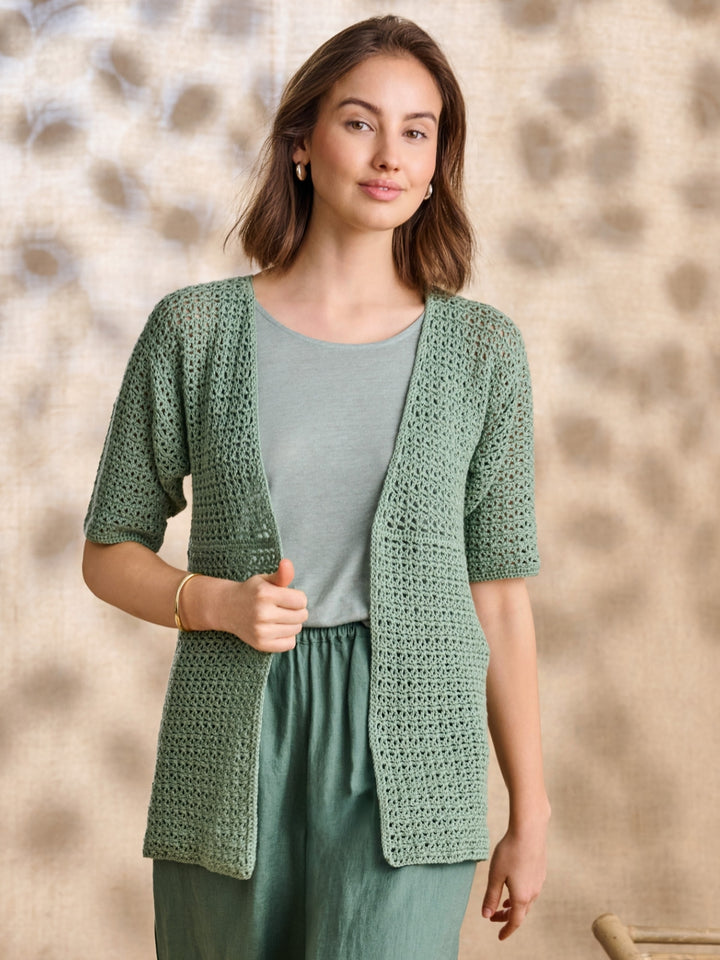 Haakpakket Summer Cashmere vest met korte mouwen