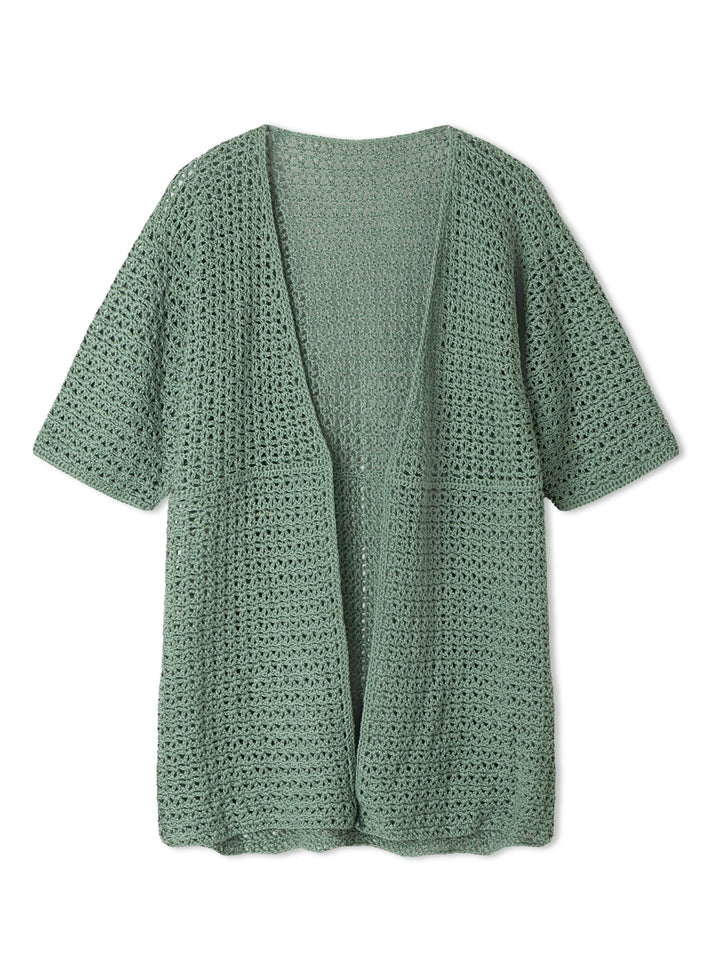 Haakpakket Summer Cashmere vest met korte mouwen