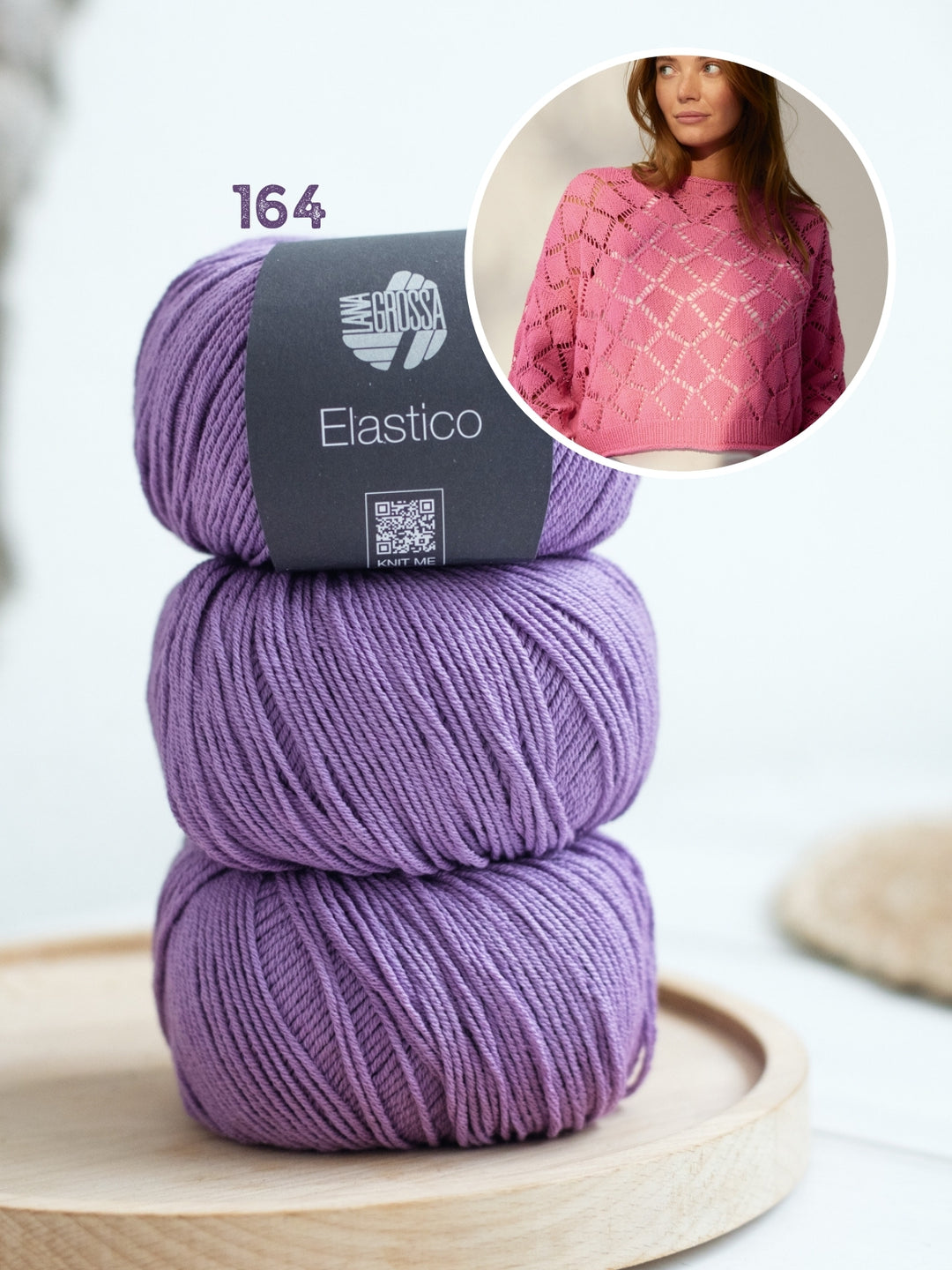 Breipakket Elastico pullover in ruitenpatroon
