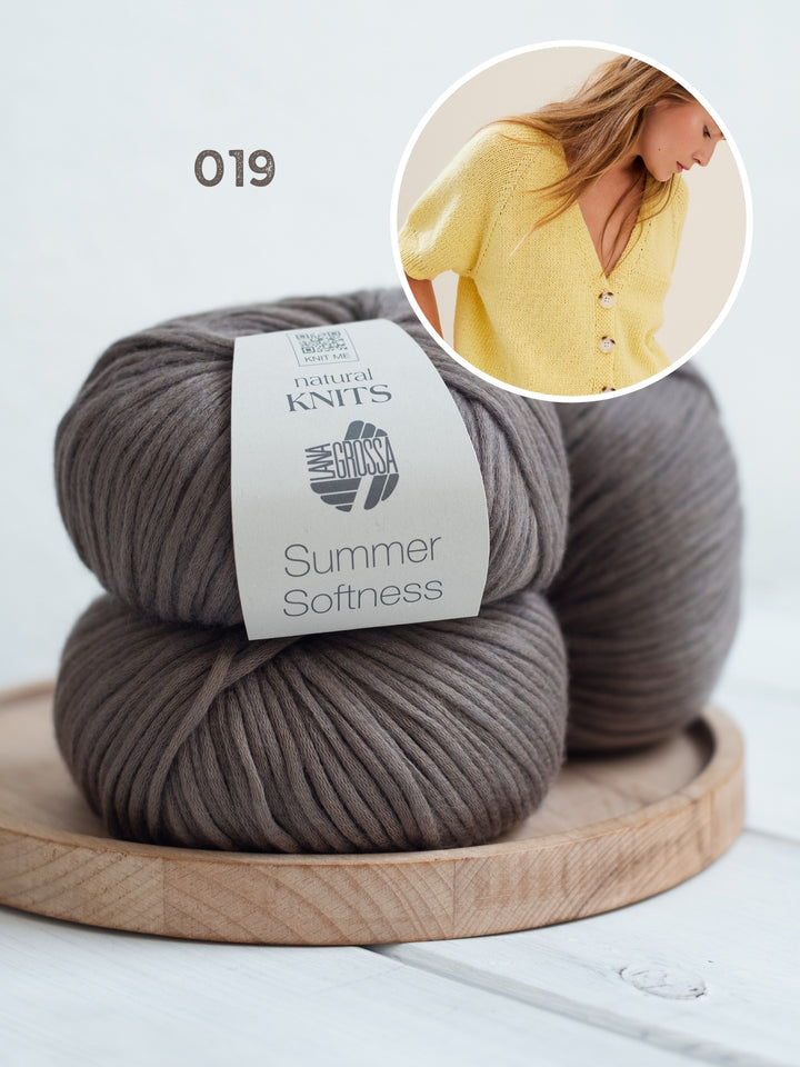 Breipakket Summer Softness raglanvest met korte mouwen