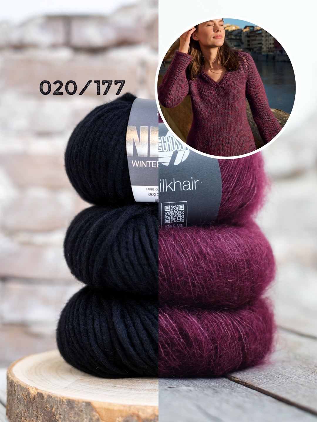 Breipakket Winter Softness Silkhair v-hals trui