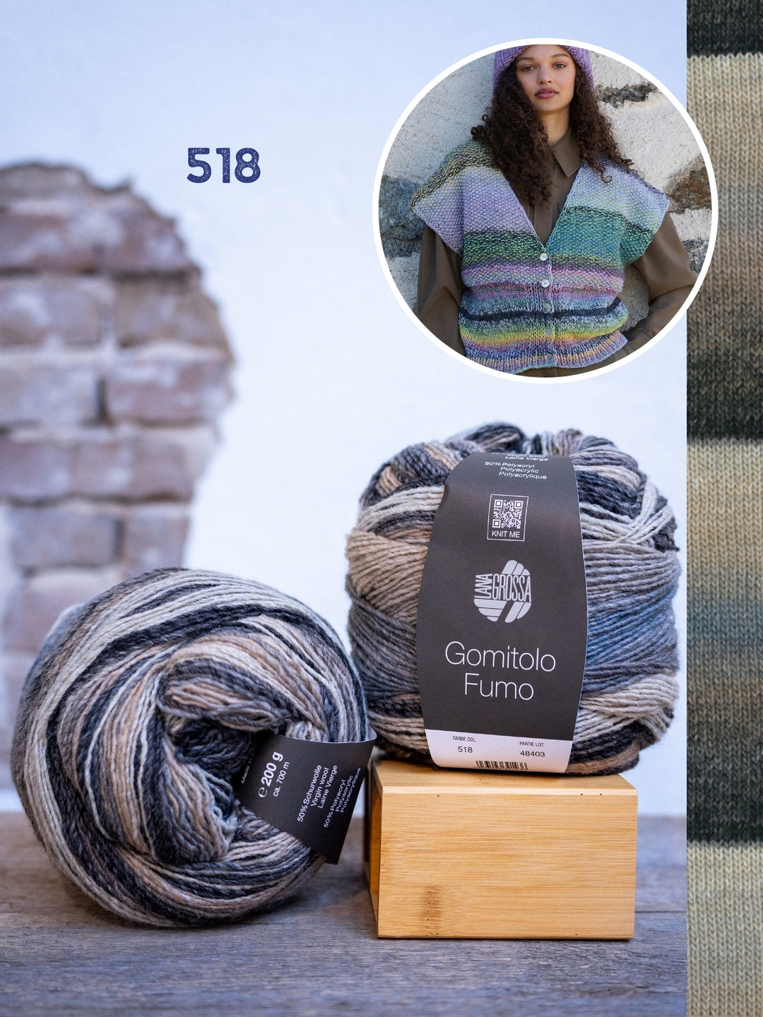 Breipakket Gomitolo Fumo gilet