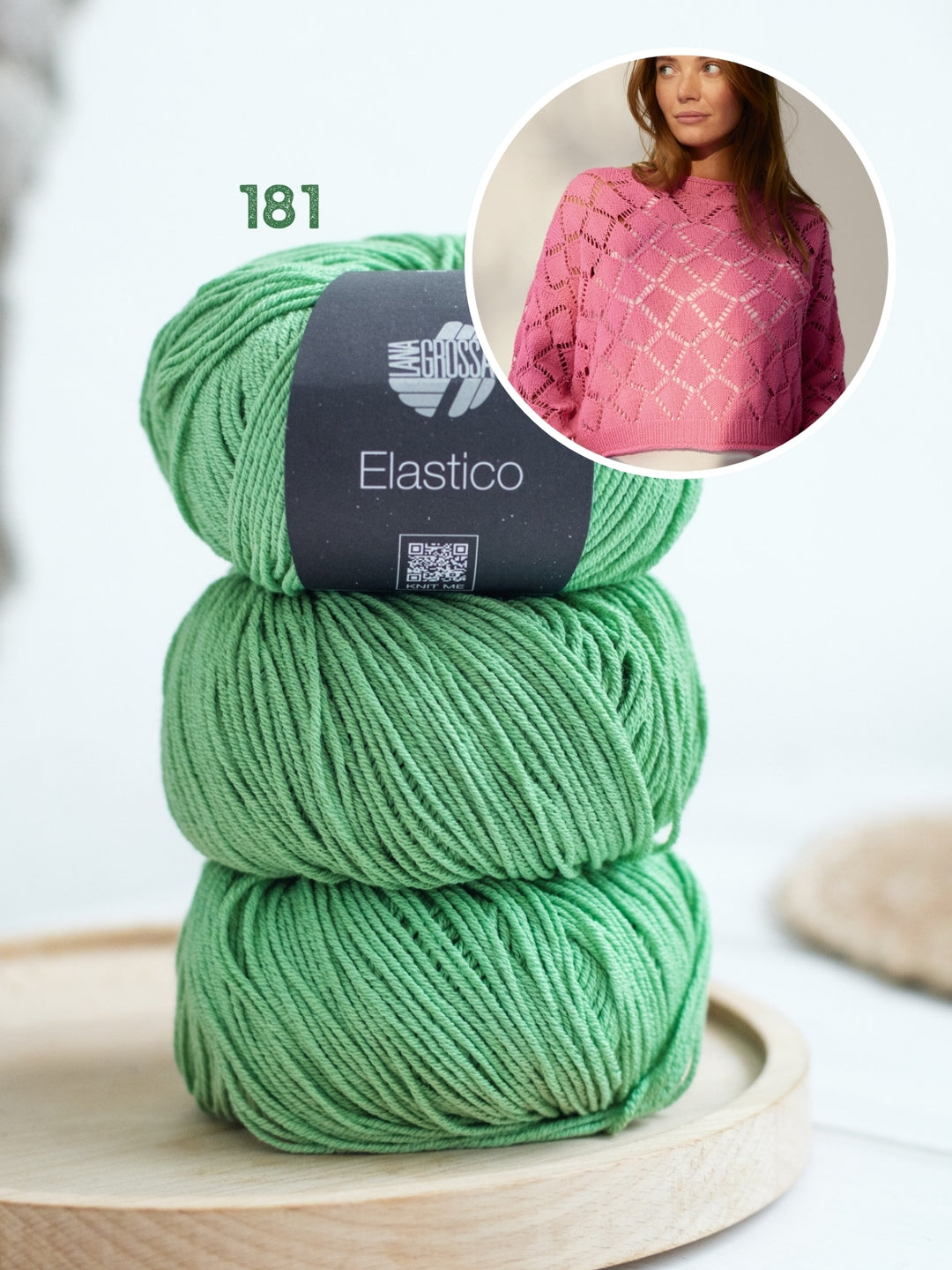 Breipakket Elastico pullover in ruitenpatroon