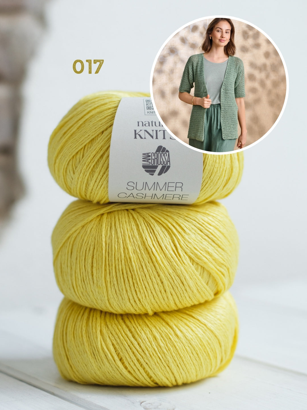 Haakpakket Summer Cashmere vest met korte mouwen