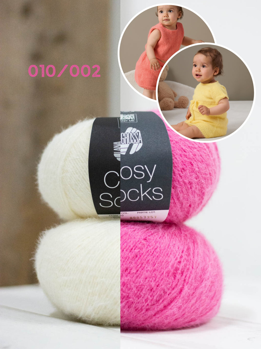 Breipakket Cosy Socks top+rok en jurk
