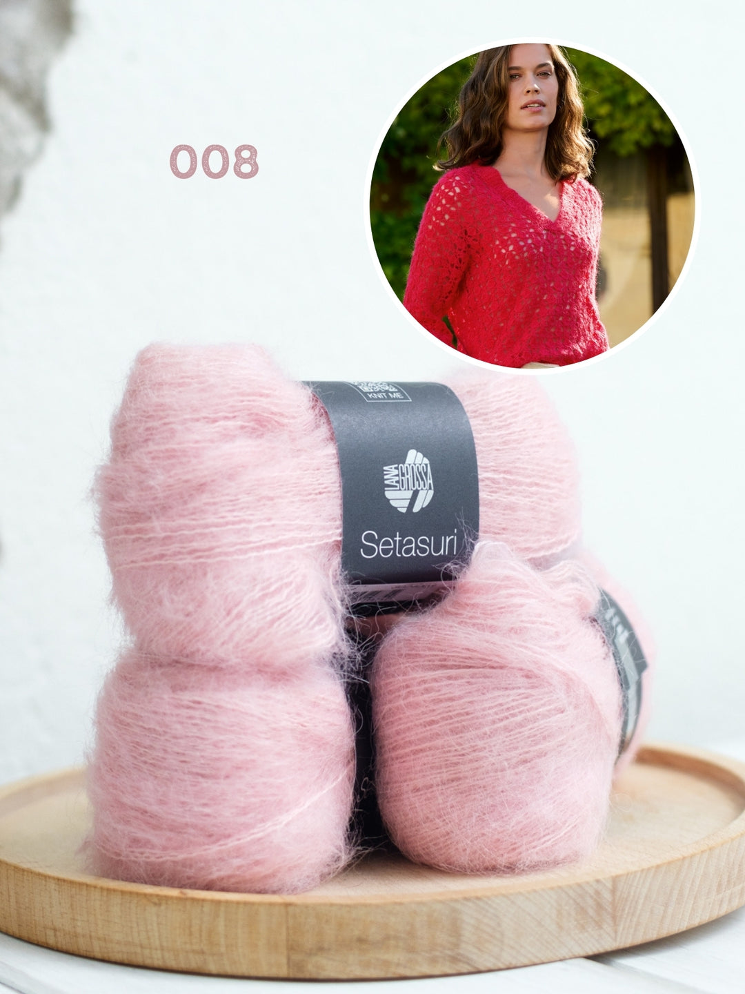 Haakpakket Setasuri v-hals trui