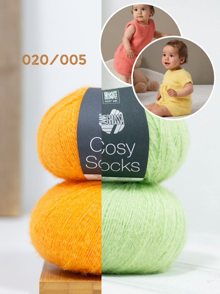 Breipakket Cosy Socks top+rok en jurk
