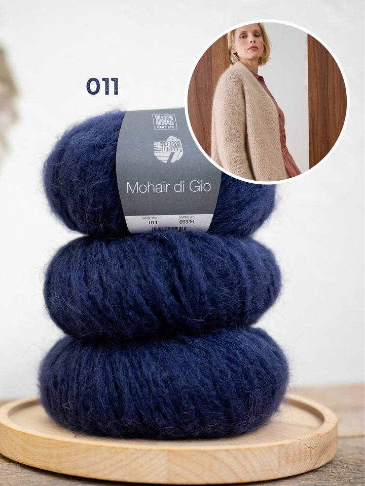 Breipakket Mohair Di Gio vest