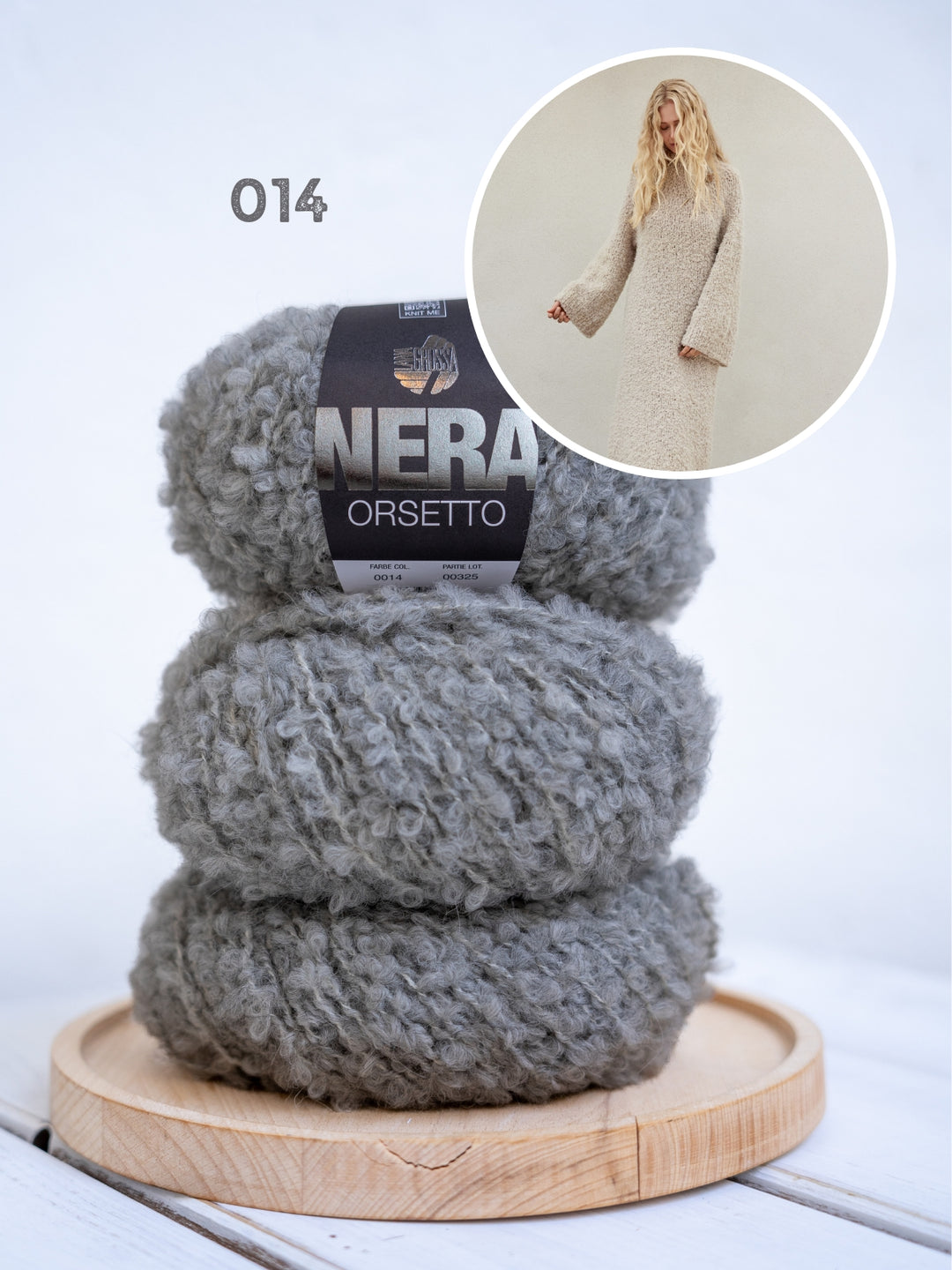 Breipakket Orsetto lange jurk - top-down