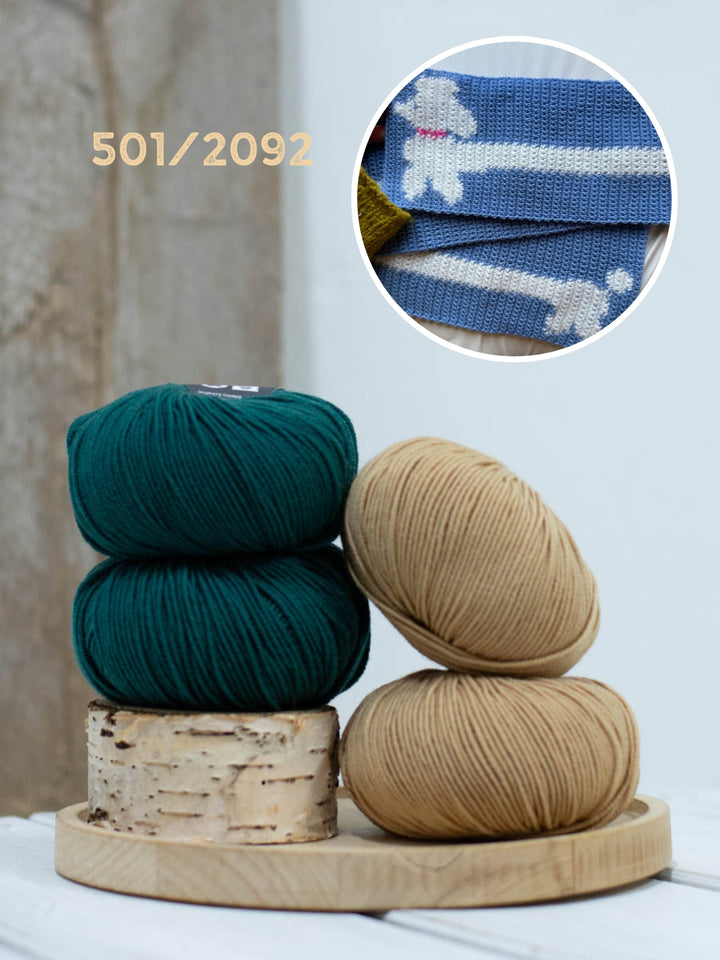 Haakpakket Poodle Scarf - Engelstalig - Devout Hand