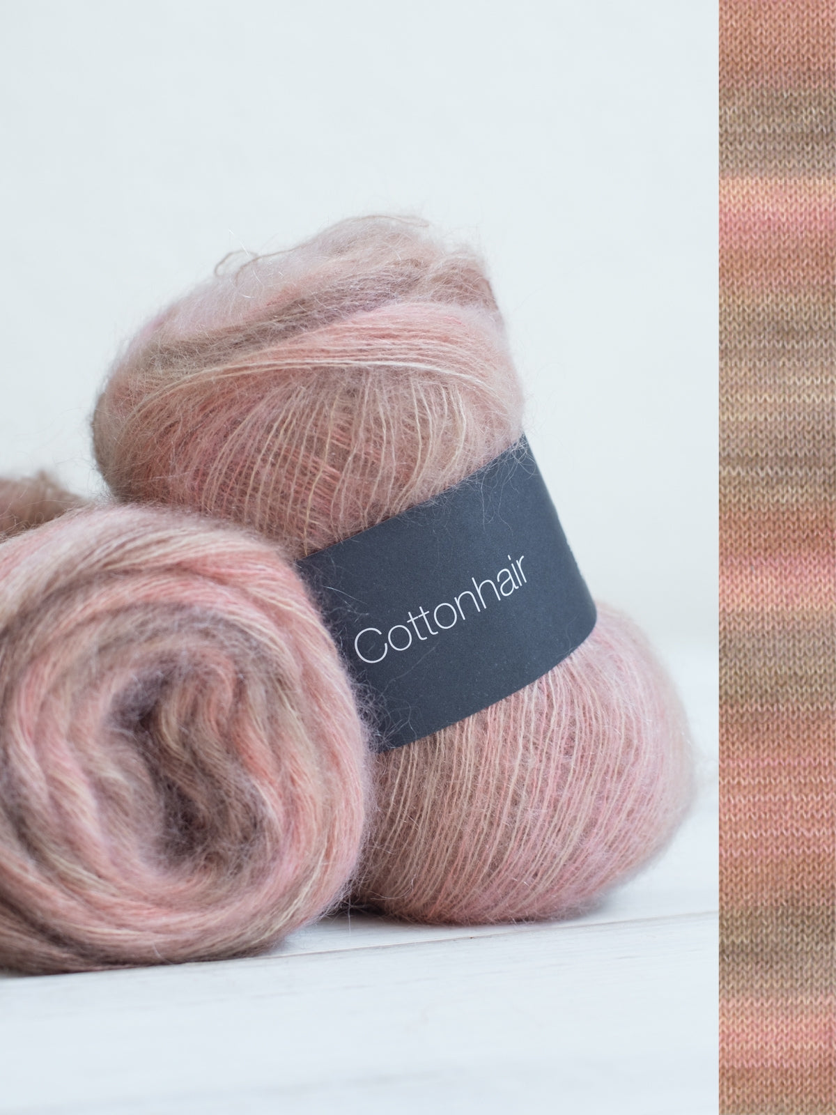 Cottonhair 105 Mauve/roze/zacht roze/beige/taupe